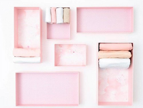 Using square organizers are very helpful to get more closet space.