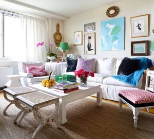 Image of the different colors used in eclectic designs.