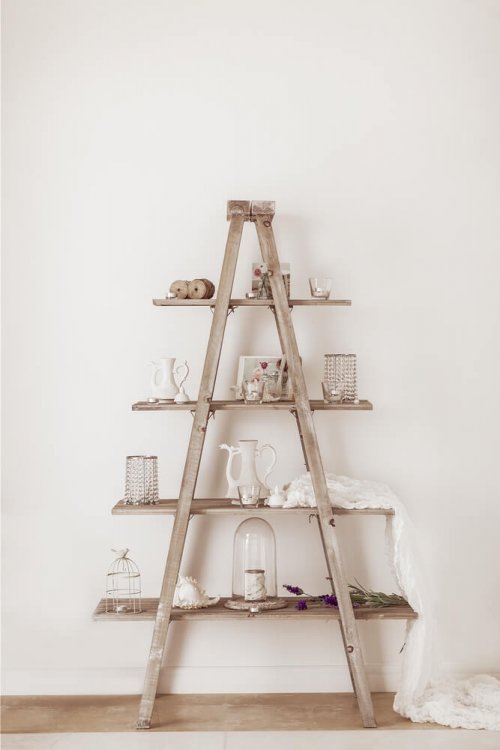 A DIY ladder.