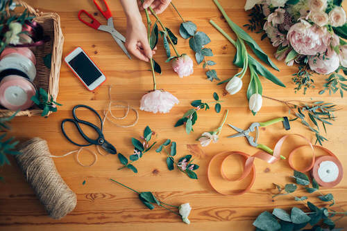 floral composition tips