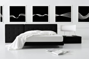 Decorate your bedroom using the futuristic style.