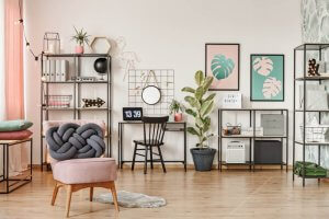 An image of a small living room office, representing the forgotten areas of your home.