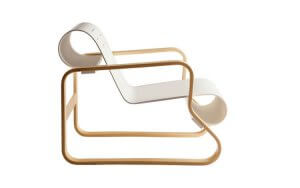 The Paimio chair, a piece of furniture designed by architects.