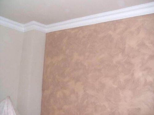 The sponge effect on walls.