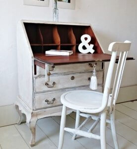 A vintage desk.