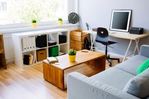 Maximize your work space in small spaces.