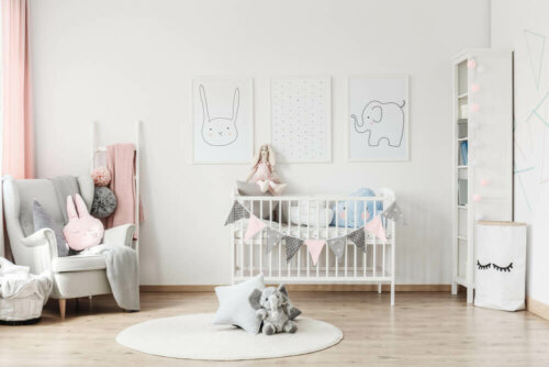 A nursery ready for the baby.