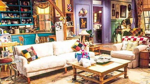 A room that inspired Pottery Barn to make a Friends-inspired collection.