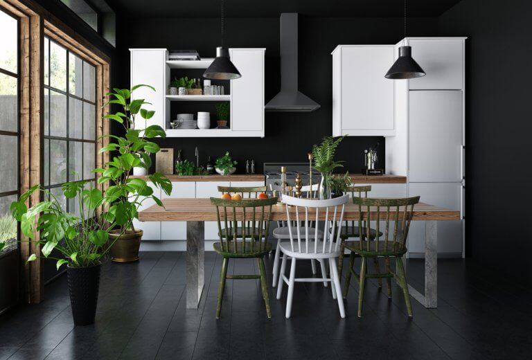 Decor Tips Tips And Trends For Decorating Your Home With Style As   Black Kitchen 768x520 