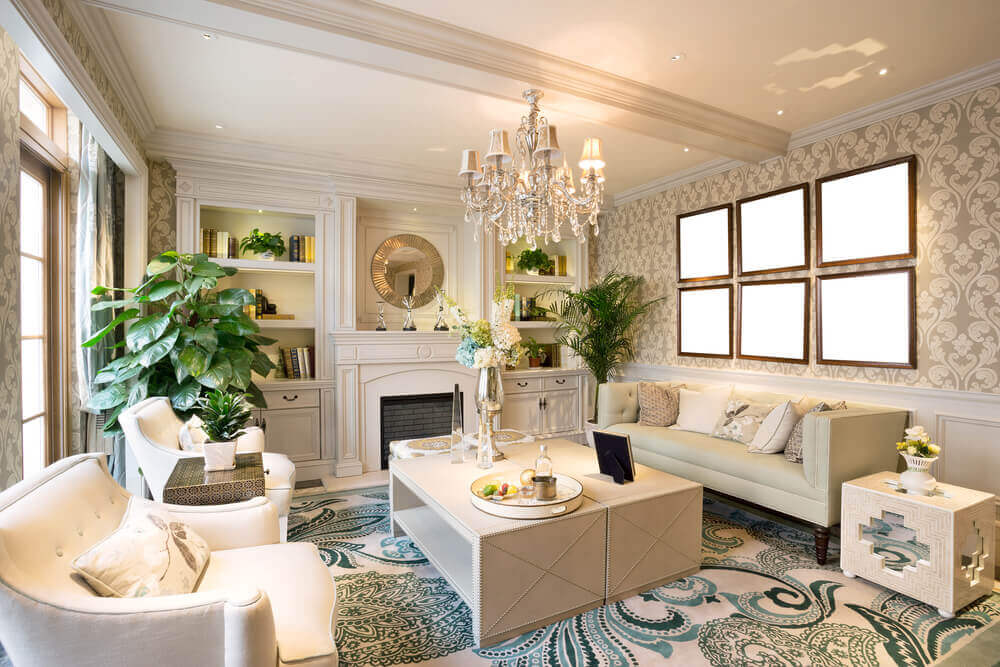 One option to create a luxury home is choosing muted tones.