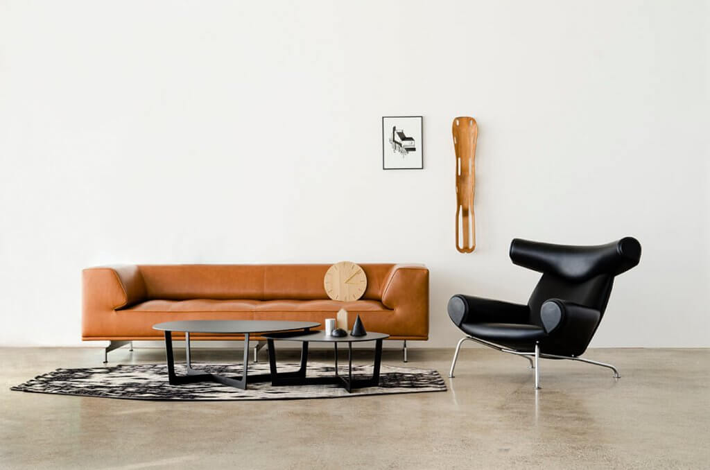 Erik Jorgensen sofas are unique examples of modern interior design.