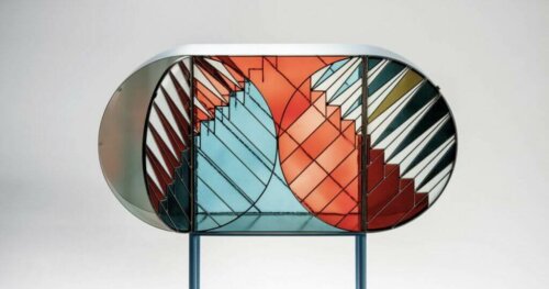 Multi colored modern picture