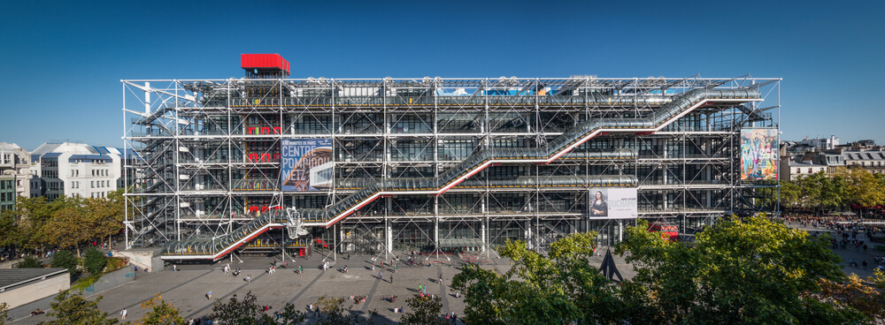 Pompidou Center has an interesting history.