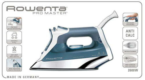 One of the best irons is the Rowenta Pro Master.