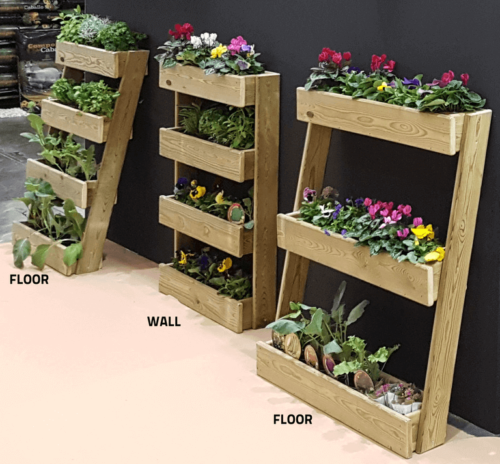 There are many types of planters, such as vertical planters.
