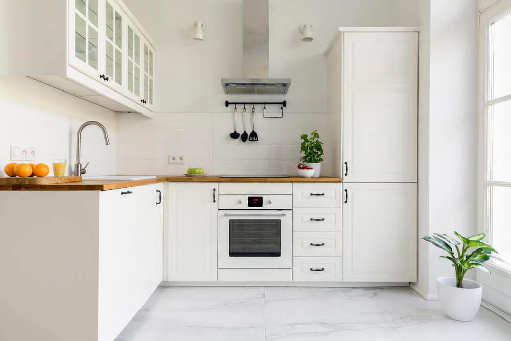 Some kitchen trends from 2019 include new colors.