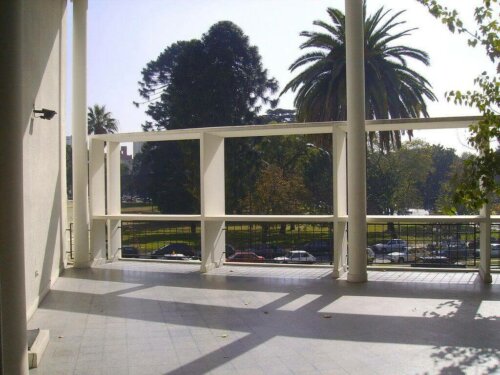 A terrace with a view.