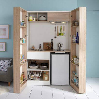 A transforming kitchen.