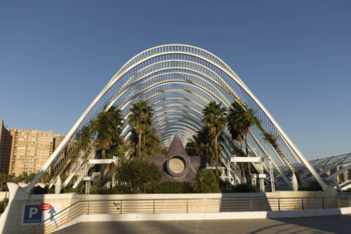 A view of the Prince Felipe Science Museum.