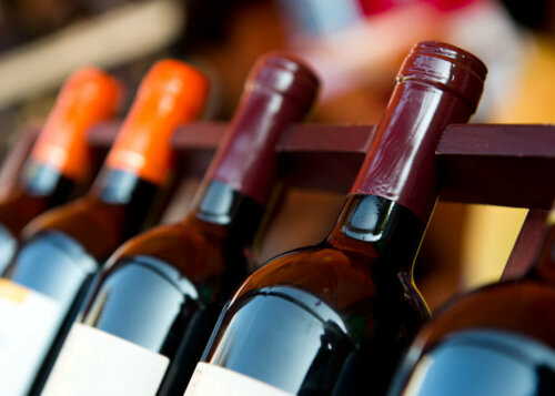 A wine rack.