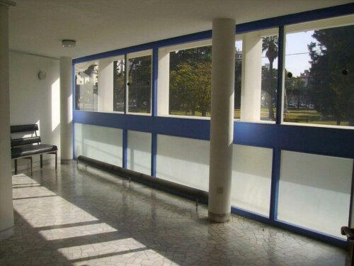 The interior of a house.