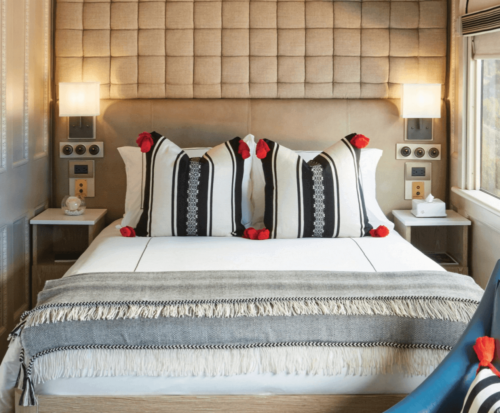 A Belmond Andean Explorer cabin.