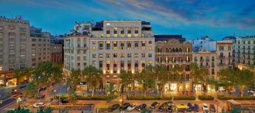 The Mandarin Oriental Hotel is located on Paseo de Gracia.