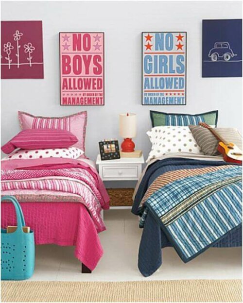 Sharing a room with siblings can be beneficial.