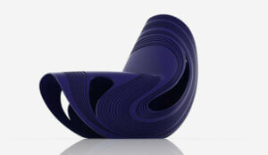The Kuki chair is the only design by Zaha Hadid under industrial production.