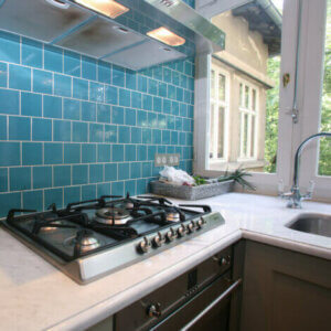 Kitchen tiles.