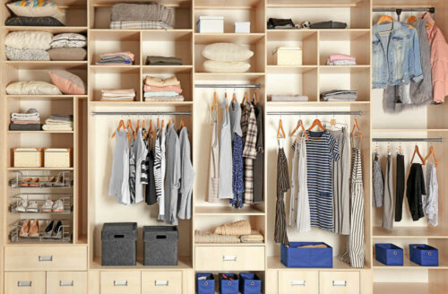 A closet or walk-in closet can be a small space.
