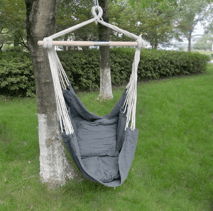 Hammock style chair.
