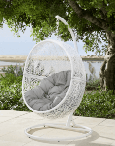 Hanging chairs - the cocoon.