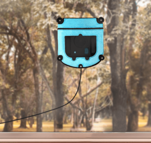 A window cleaning robot is usually square.