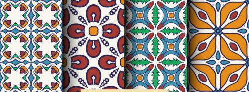 Color patterns to use on the floor, a decorating trend