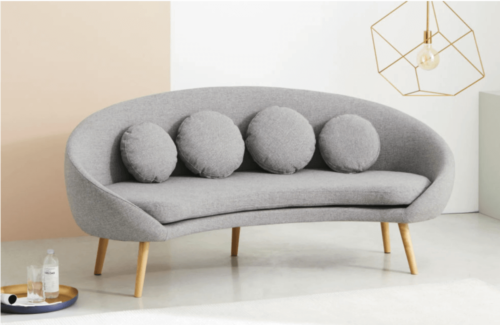One of the nicest curved sofas.