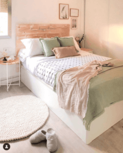 Pastel colors are a common feature in many of the internet's most instagrammable bedrooms.