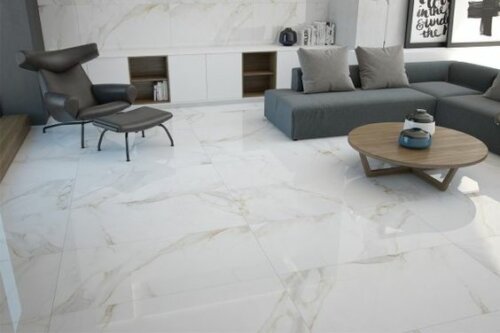 Colored ceramic can be made to look like marble.