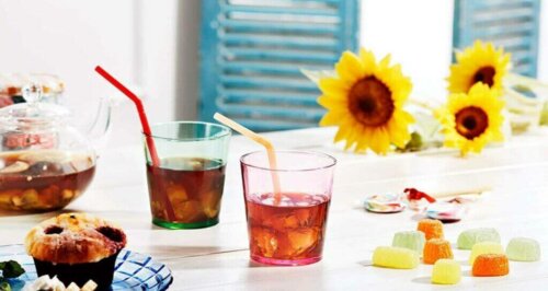 Colored Drinking Glasses to Brighten Up Your Tables