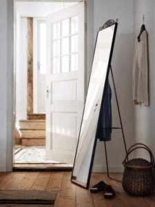 Floor mirrors: The IKEA Karsmund mirror.