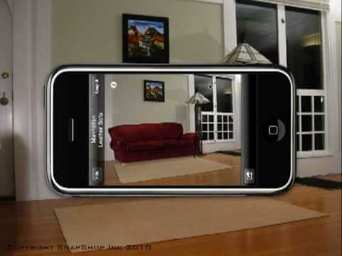 Snapshot showroom app.