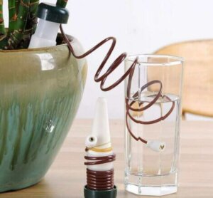 Automatic watering stakes.