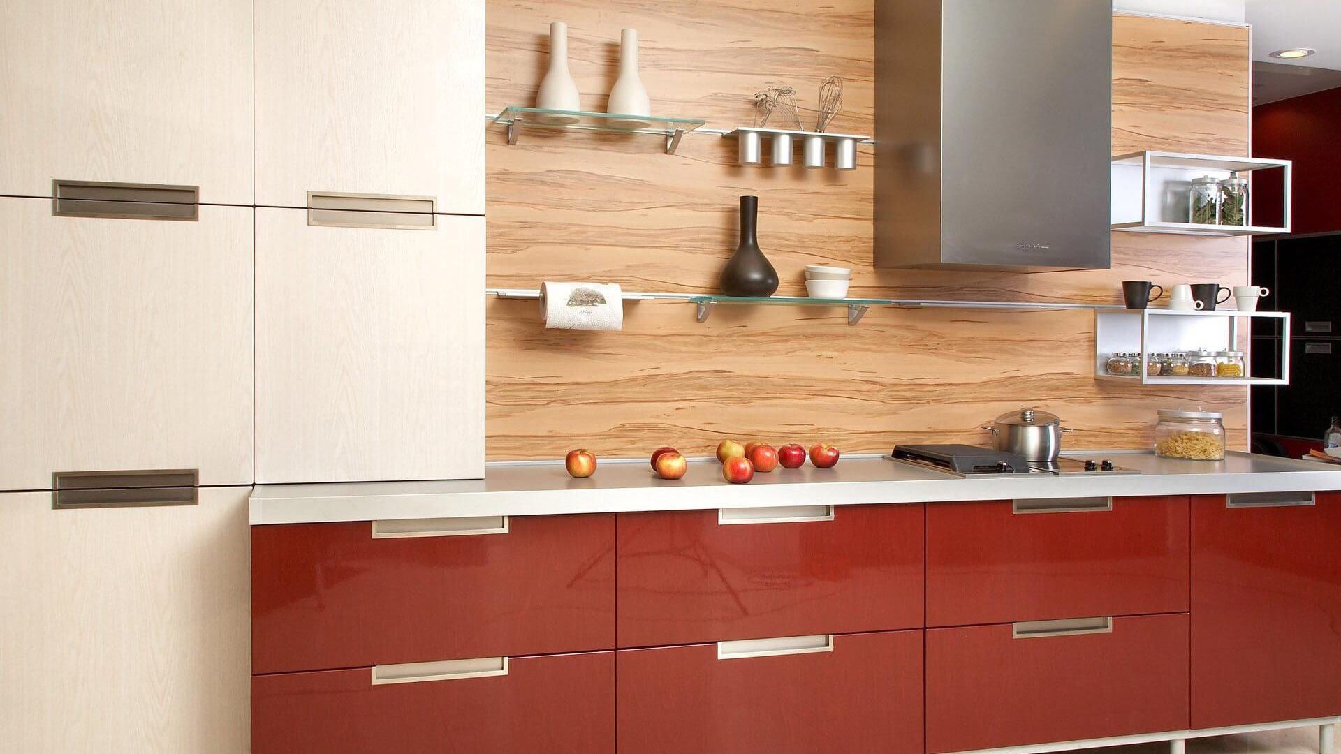 Decorating furniture with wallpaper overlays