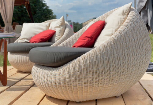 Some outdoor chairs to get ready for summer.