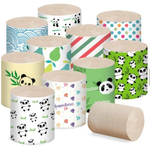 Some personalized printed toilet paper.