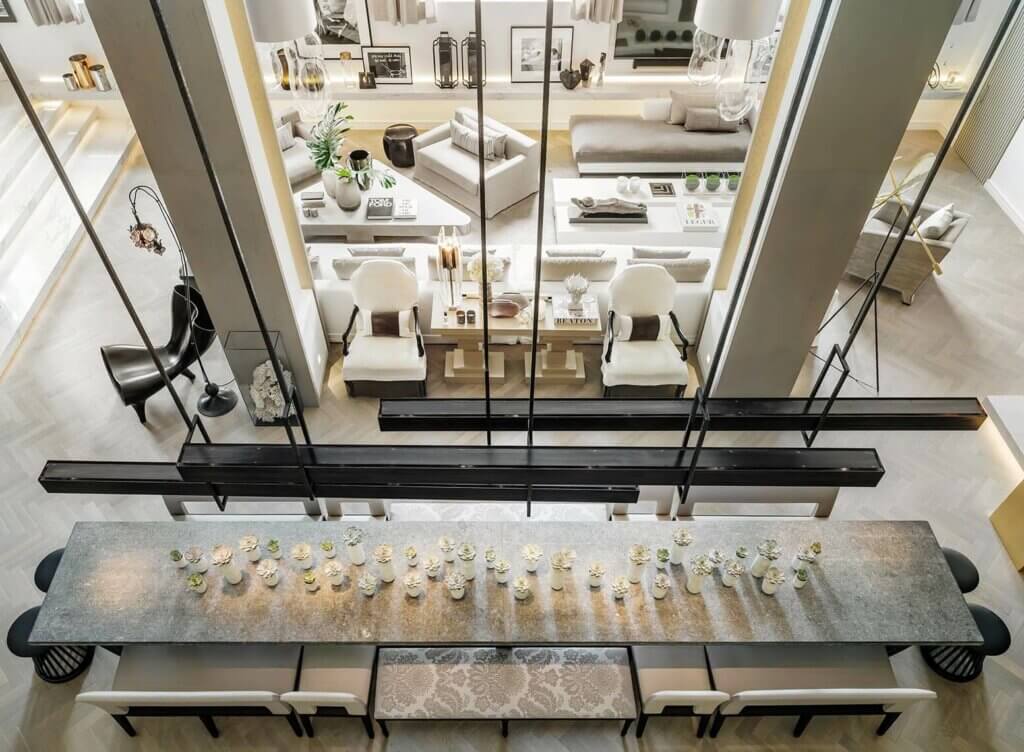 One of Kelly Hoppen's luxurious interior designs