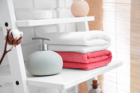 new towels to renovate your bathroom