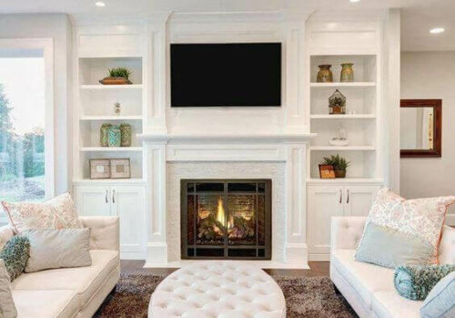 Ways to Create Symmetry Around Your Fireplace