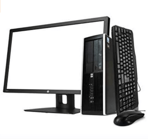 A desktop computer.