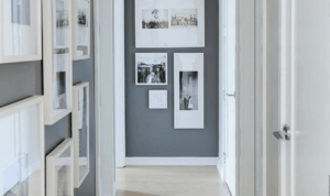 Make an Impression with Dark-Colored Hallways
